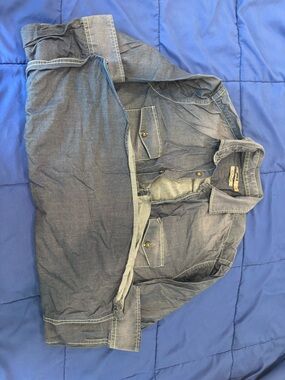 Ice Brice Chambray Button-Front Shirt - Blue